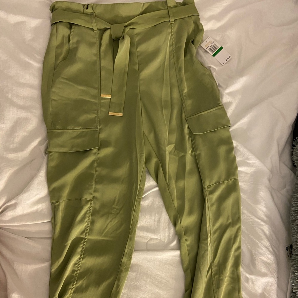 Michael Kors light green cargo pants NWT